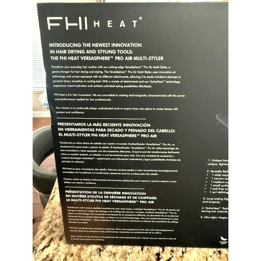 FHI Heat The VersaSphere Pro Air 6-in-1 Multi-Styler Hair Dryer w/ Diffuser $350